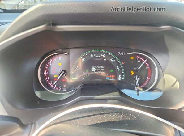 2T3C1RFV5PW278836 2023 TOYOTA RAV4 Gray Widok zestawu wskaźników