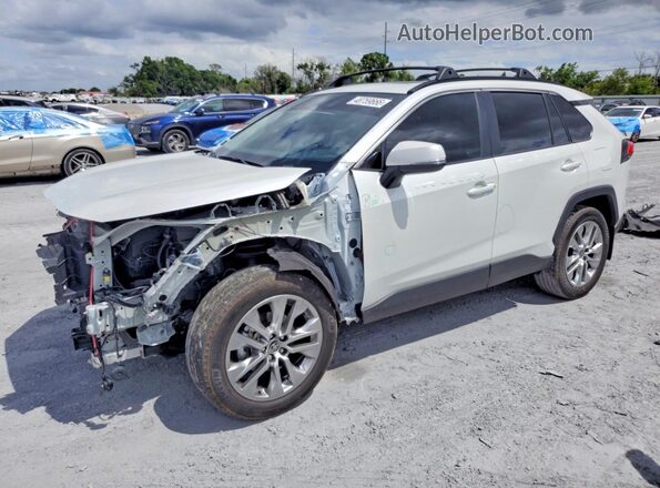 2T3C1RFV5RW359421 2024 TOYOTA RAV4 White წინა მარცხენა ხედი სამი მეოთხედიდან