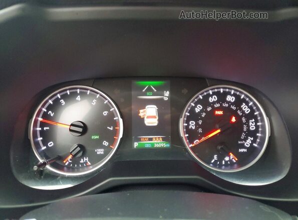 2T3C1RFV6LC064742 2020 TOYOTA RAV4 Red Instrument cluster view