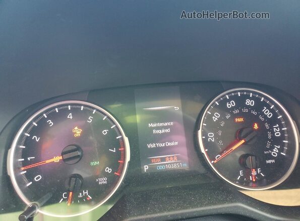 2T3C1RFV6LC072372 2020 TOYOTA LE Черный Вид щитка приборов