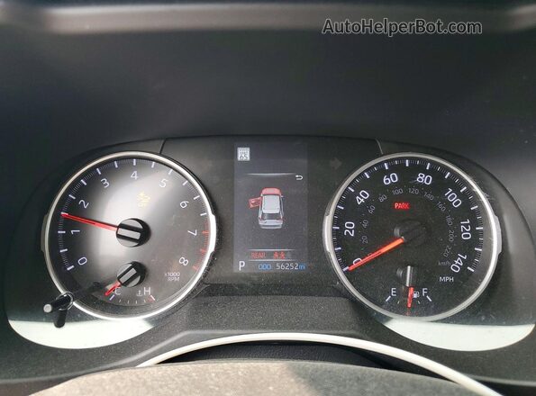 2T3C1RFV6NW203477 2022 TOYOTA LE Black Vista del cuadro de instrumentos