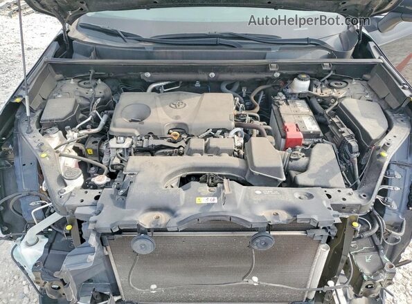 2T3C1RFV6NW203477 2022 TOYOTA LE Black Vista del compartimento del motor