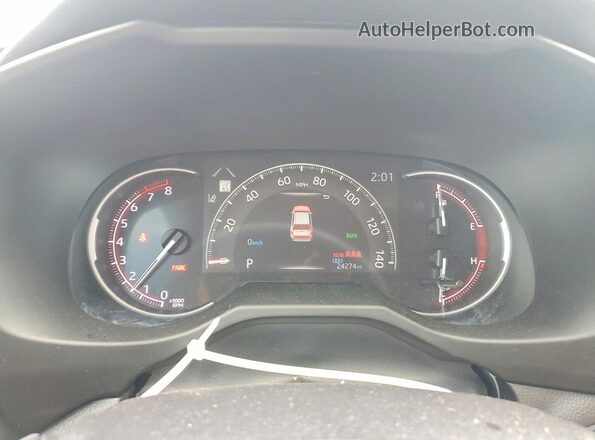 2T3C1RFV7RC296856 2024 TOYOTA RAV4 Угольный Вид щитка приборов