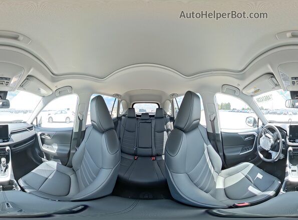 2T3C1RFV7SW435632 2025 TOYOTA RAV4 Silver სალონის 360-გრადუსიანი ხედი