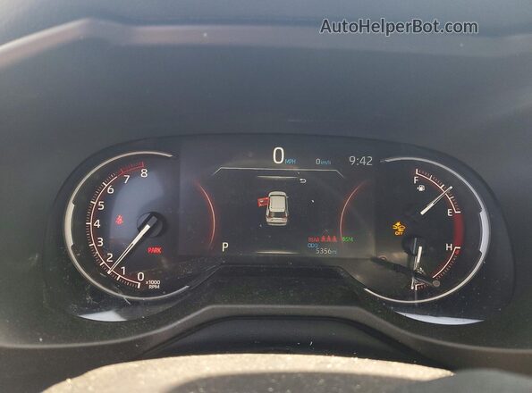 2T3C1RFV9SW433378 2025 TOYOTA RAV4 Silver Սարքավորումների վահանակի տեսք