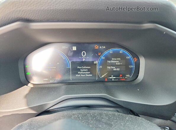 2T3D6RFV1SW084495 2025 TOYOTA RAV4 Silver Widok zestawu wskaźników
