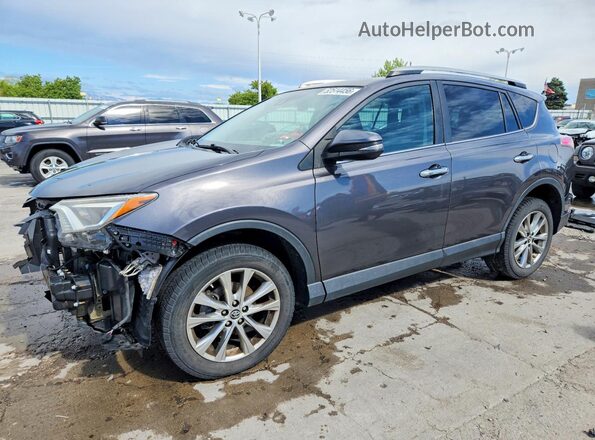 2T3DFREV0GW419173 2016 TOYOTA RAV4 Серый Передняя левая четверть