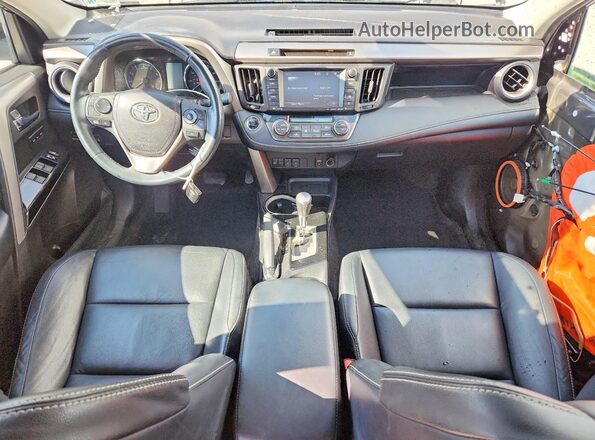 2T3DFREV0GW419173 2016 TOYOTA RAV4 Серый Вид панели приборов