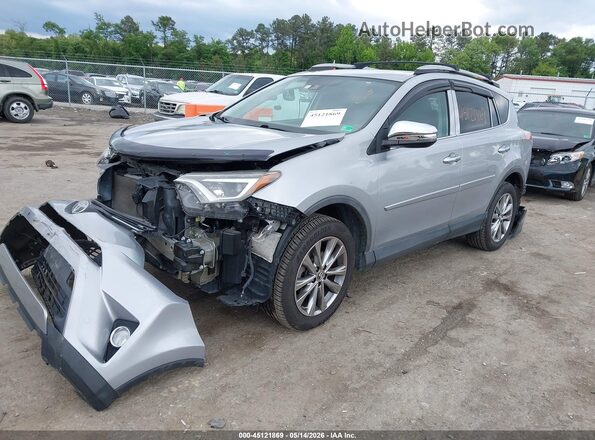 2T3DFREV0HW595643 2017 TOYOTA RAV4 Silver Vista tres cuartos delantera izquierda