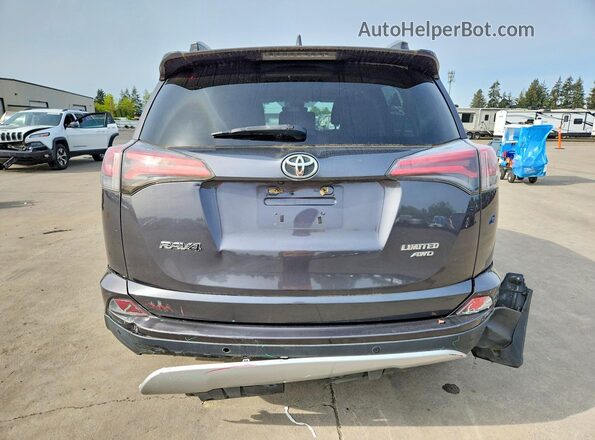 2T3DFREV2GW481979 2016 TOYOTA RAV4 Charcoal უკანა ხედი