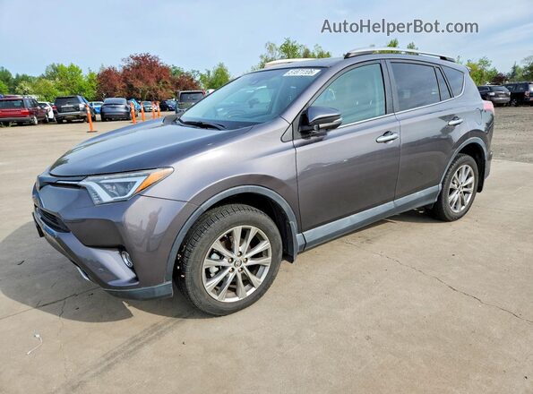 2T3DFREV2GW481979 2016 TOYOTA RAV4 Charcoal წინა მარცხენა ხედი სამი მეოთხედიდან