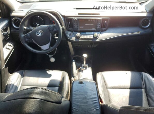 2T3DFREV2HW671671 2017 TOYOTA RAV4 Black Вид панелі приладів