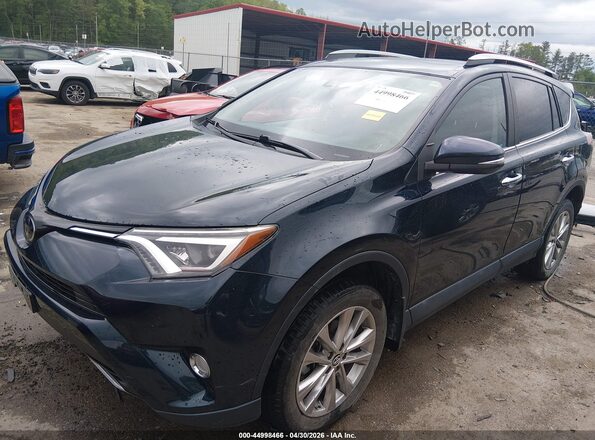 2T3DFREV4JW757375 2018 TOYOTA LIMITED Dark Blue Przód lewy