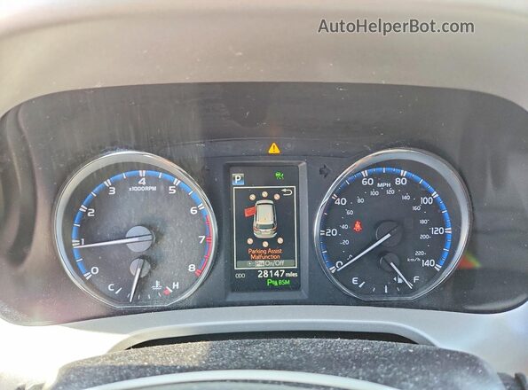 2T3DFREV8GW453359 2016 TOYOTA RAV4 White Vista del cuadro de instrumentos
