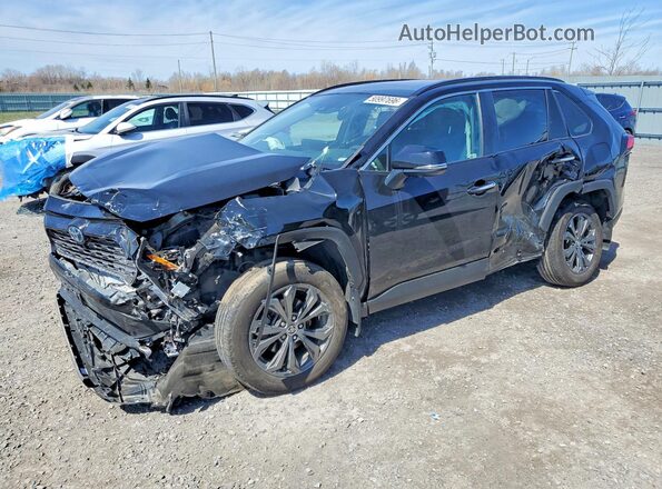 2T3DWRFV4RW205241 2024 TOYOTA RAV4 Black Передня ліва чверть