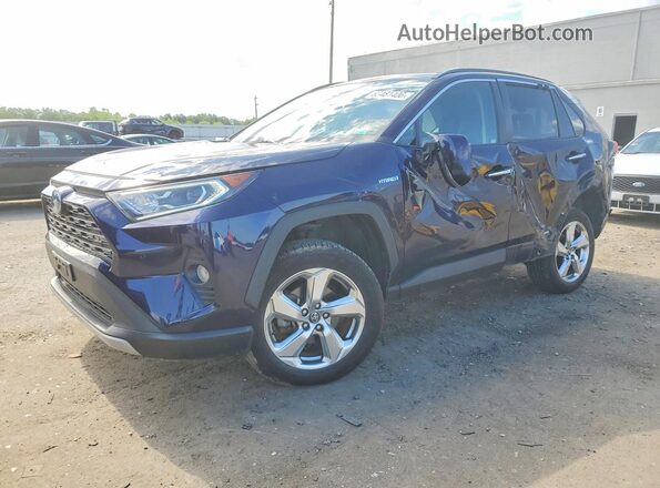 2T3DWRFV7KW006688 2019 TOYOTA RAV4 Синий Передняя левая четверть