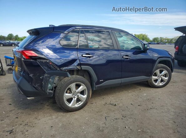 2T3DWRFV7KW006688 2019 TOYOTA RAV4 Синий Задняя правая четверть
