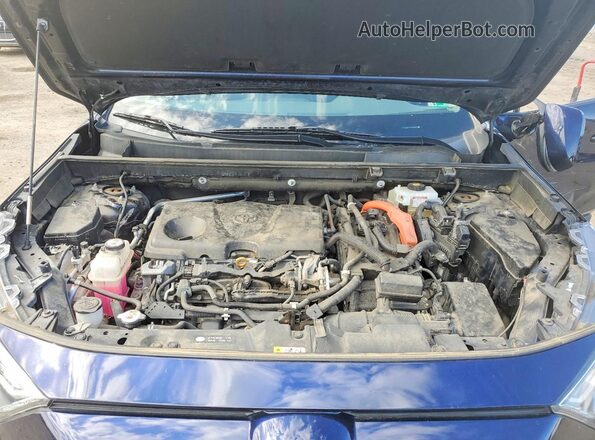 2T3DWRFV7KW006688 2019 TOYOTA RAV4 Синий Вид подкапотного пространства