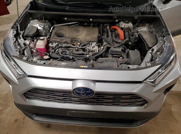 2T3DWRFV7KW018226 2019 TOYOTA RAV4 Серебряный Вид подкапотного пространства