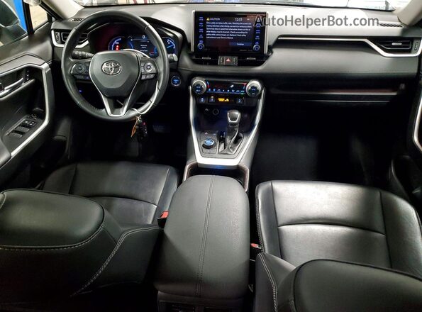2T3DWRFV7KW018226 2019 TOYOTA RAV4 Серебряный Вид панели приборов