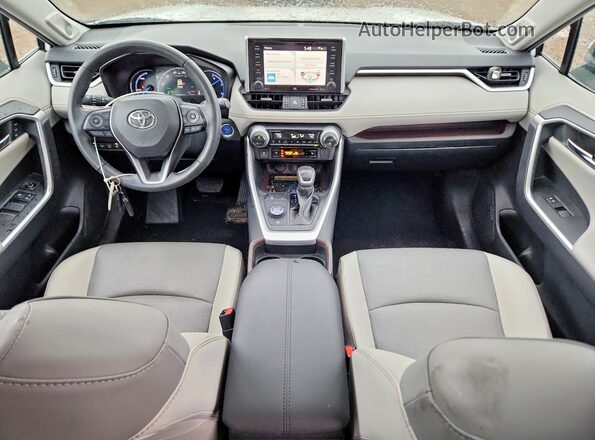 2T3DWRFV7LW048246 2020 TOYOTA RAV4 Белый Вид панели приборов