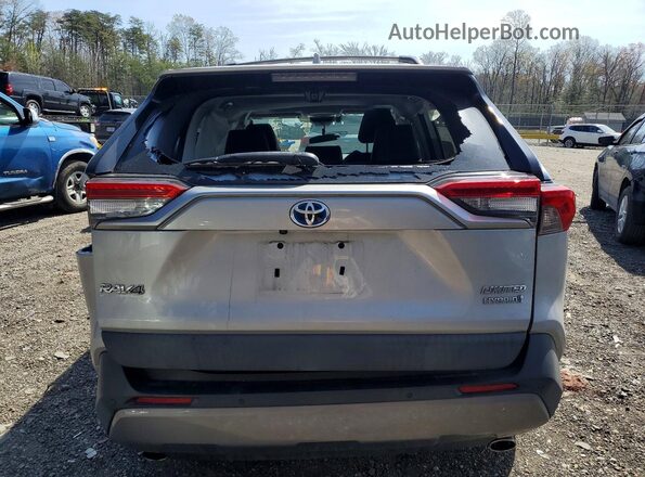 2T3DWRFV8LW046618 2020 TOYOTA RAV4 Серебряный Вид сзади