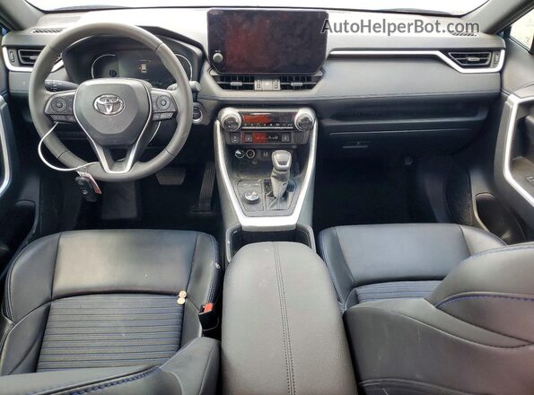 2T3E6RFV5PW040947 2023 TOYOTA RAV4 Blue Widok deski rozdzielczej