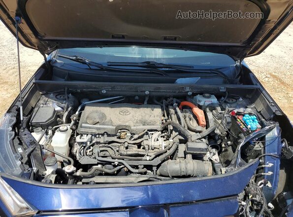 2T3E6RFV6MW008696 2021 TOYOTA RAV4 Blue Widok komory silnika