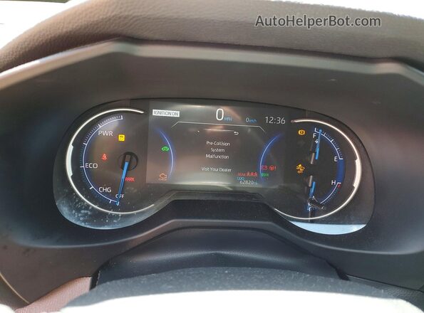 2T3E6RFV6MW008696 2021 TOYOTA RAV4 Blue Widok zestawu wskaźników