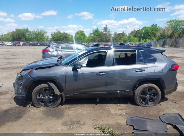 2T3E6RFV7MW006410 2021 TOYOTA RAV4 HYBRID Gray Widok wnętrza z tyłu