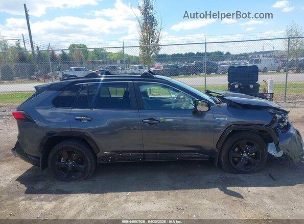 2T3E6RFV7MW006410 2021 TOYOTA RAV4 HYBRID Gray Widok zestawu wskaźników