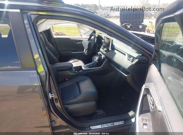 2T3E6RFV7MW006410 2021 TOYOTA RAV4 HYBRID Gray Widok wnętrza z przodu
