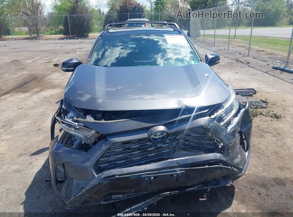 2T3E6RFV7MW006410 2021 TOYOTA RAV4 HYBRID Gray Widok deski rozdzielczej