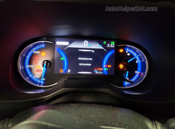 2T3E6RFV8PW040361 2023 TOYOTA RAV4 Blue Widok zestawu wskaźników