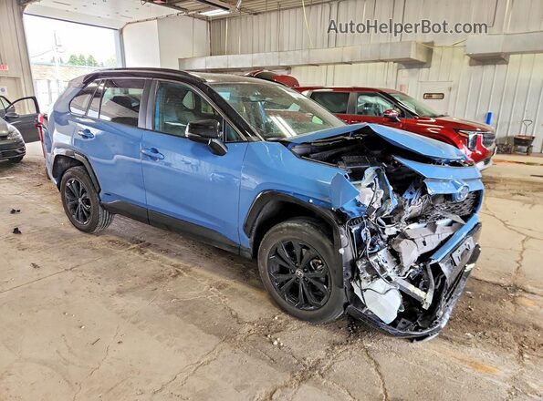 2T3E6RFV8PW040361 2023 TOYOTA RAV4 Blue Przód prawy