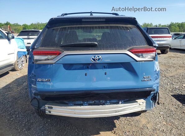 2T3E6RFV8PW046113 2023 TOYOTA RAV4 Blue Widok z tyłu