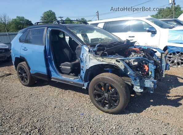 2T3E6RFV8PW046113 2023 TOYOTA RAV4 Blue Przód prawy