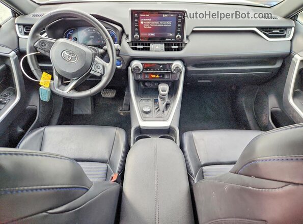 2T3EWRFV0KW036748 2019 TOYOTA RAV4 White Dashboard view