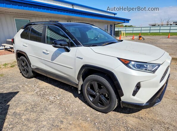 2T3EWRFV4KW005566 2019 TOYOTA RAV4 Белый Передняя правая четверть