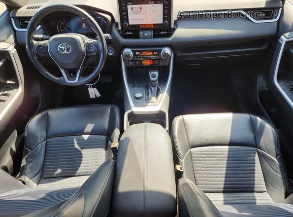 2T3EWRFV4KW005566 2019 TOYOTA RAV4 Белый Вид панели приборов