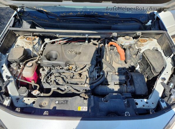 2T3EWRFV4KW005566 2019 TOYOTA RAV4 Белый Вид подкапотного пространства