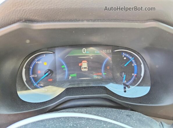2T3EWRFV4KW005566 2019 TOYOTA RAV4 Белый Вид щитка приборов