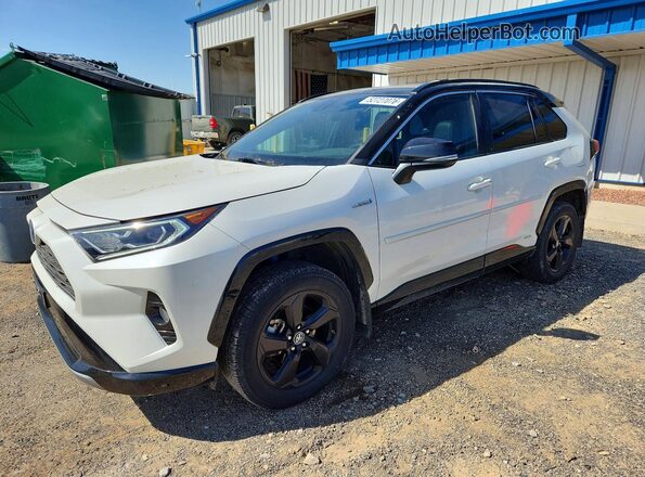 2T3EWRFV4KW005566 2019 TOYOTA RAV4 Белый Передняя левая четверть