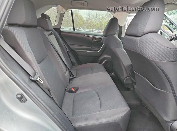 2T3F1RFV1KW006919 2019 TOYOTA RAV4 Серебряный Вид задних сидений