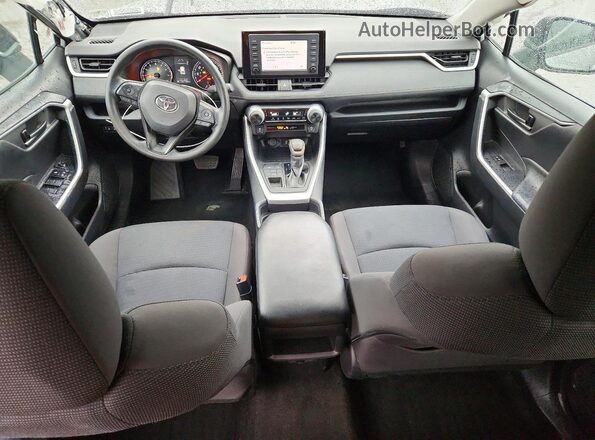 2T3F1RFV1KW006919 2019 TOYOTA RAV4 Серебряный Вид панели приборов