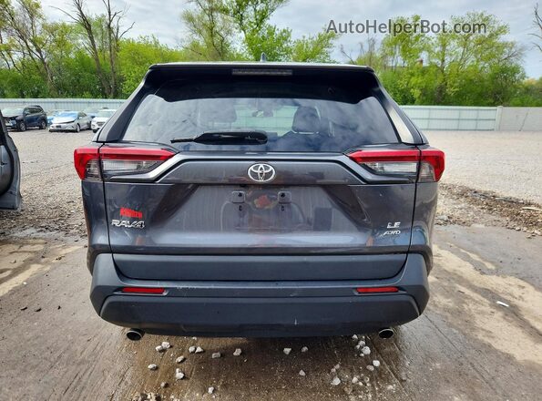 2T3F1RFV4KC011050 2019 TOYOTA RAV4 Gray Rear view