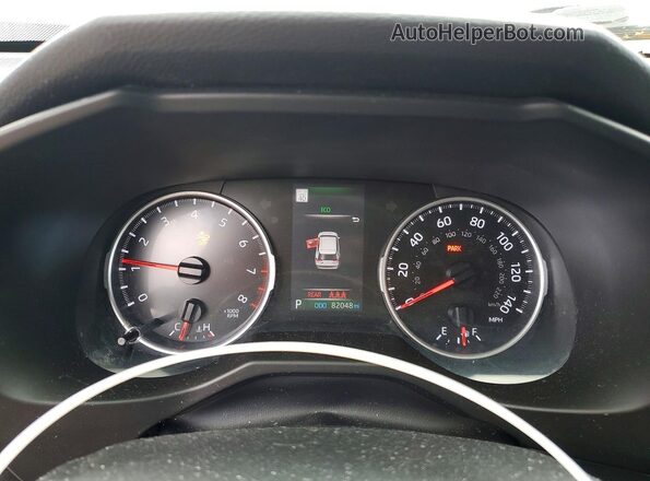 2T3F1RFV4KW050428 2019 TOYOTA RAV4 Silver Vista del cuadro de instrumentos