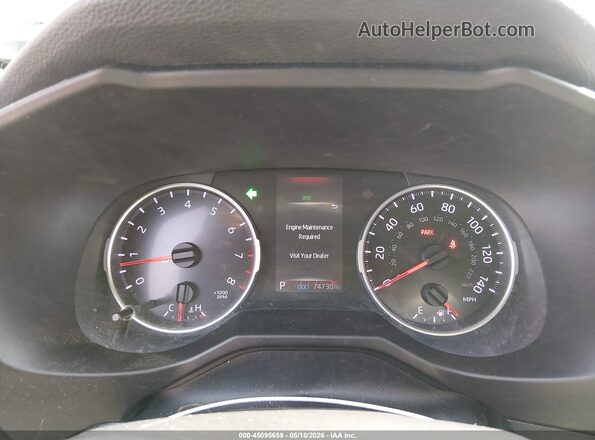2T3F1RFV5KC051749 2019 TOYOTA RAV4 Серый Вид задних сидений