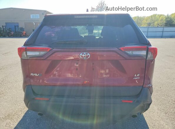 2T3F1RFV5RW453117 2024 TOYOTA RAV4 Red Հետևի տեսք