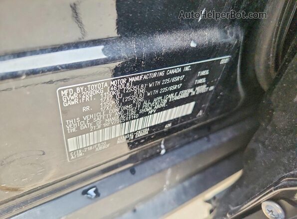 2T3F1RFV7SC511140 2025 TOYOTA RAV4 Black Widok naklejki z numerem VIN